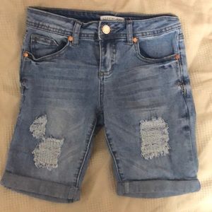 Copper Key Girls Bermuda Denim Shorts